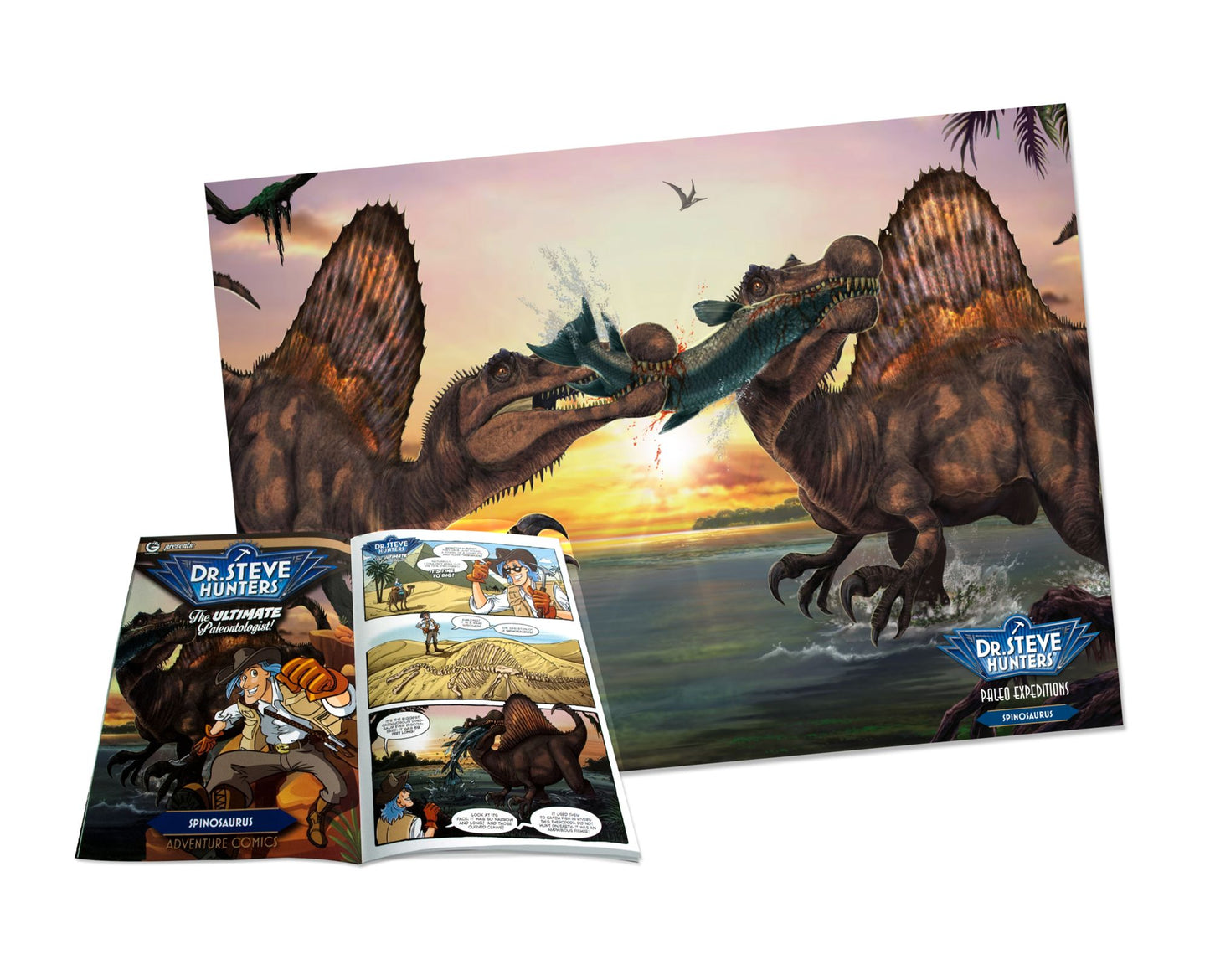 Geoworld Dr. Steve Hunters Paleo Expeditions Dino Excavation Kit - Spinosaurus