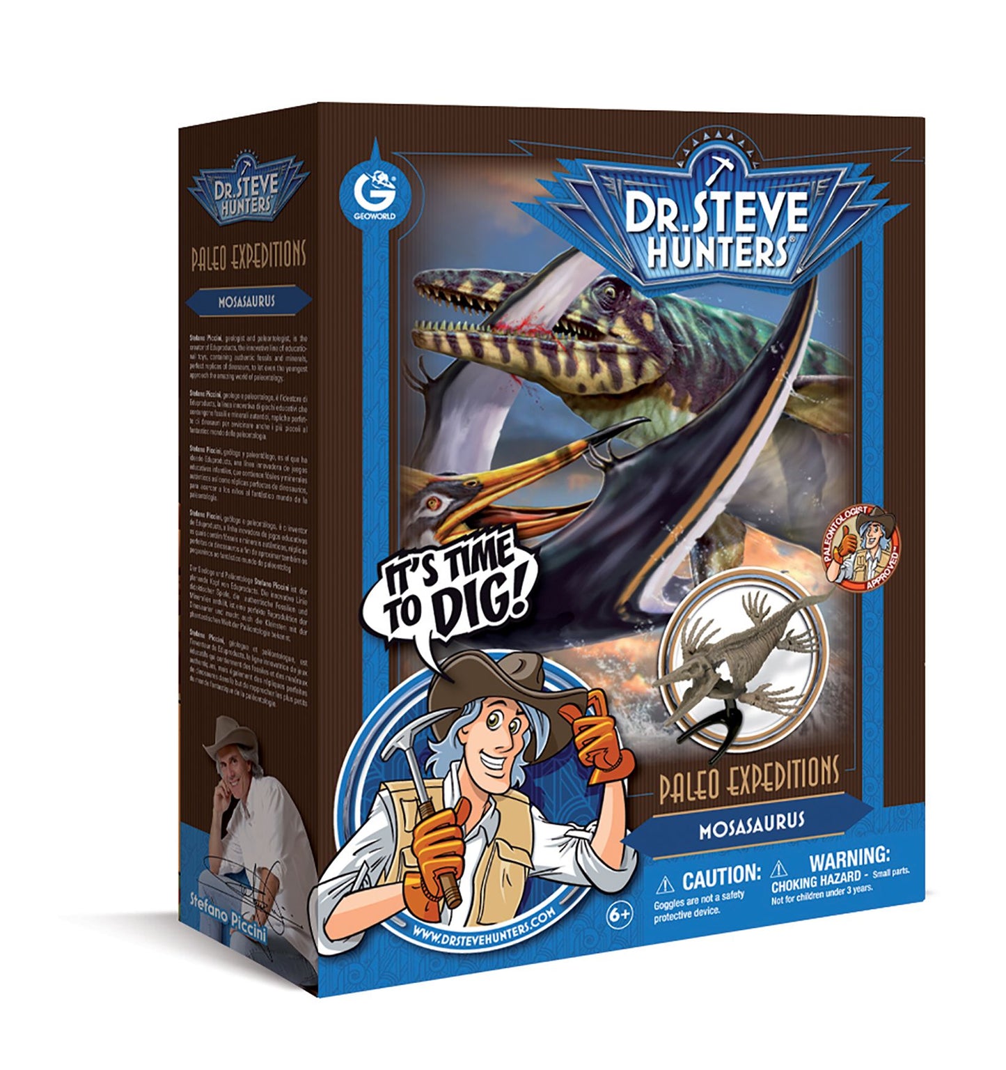 Geoworld Dr. Steve Hunters Paleo Expeditions Dino Excavation Kit - Mosasaurus