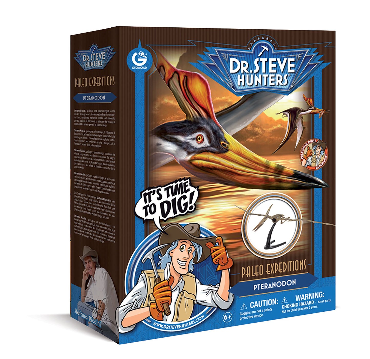 Geoworld Dr. Steve Hunters Paleo Expeditions Dino Excavation Kit - Pteranodon