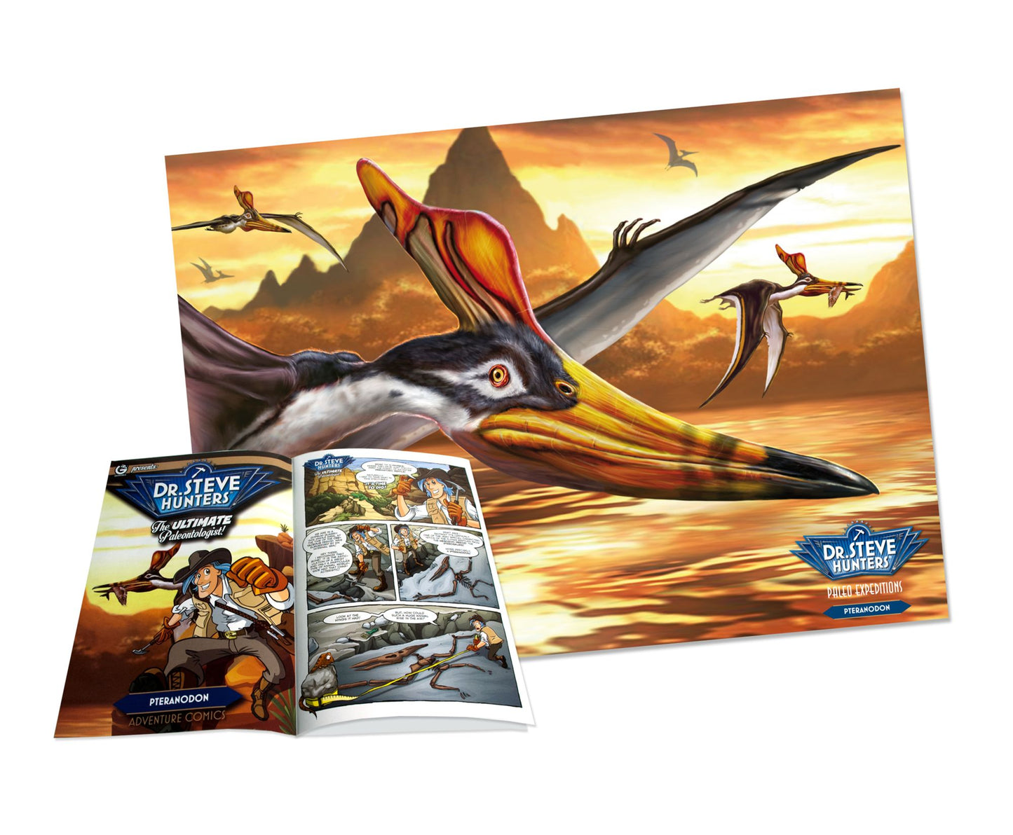 Geoworld Dr. Steve Hunters Paleo Expeditions Dino Excavation Kit - Pteranodon