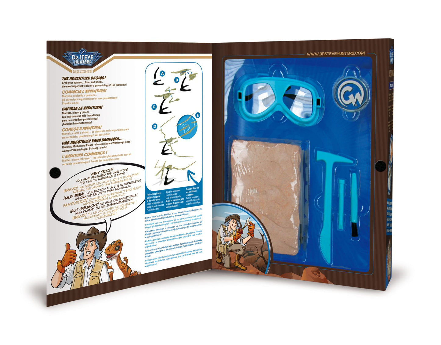 Geoworld Dr. Steve Hunters Paleo Expeditions Dino Excavation Kit - Pteranodon