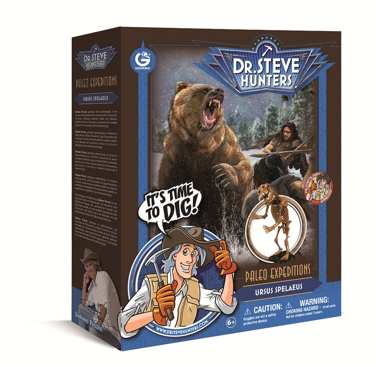 Geoworld Dr. Steve Hunters Paleo Expeditions Dino Excavation Kit - Ursus Spelaeus