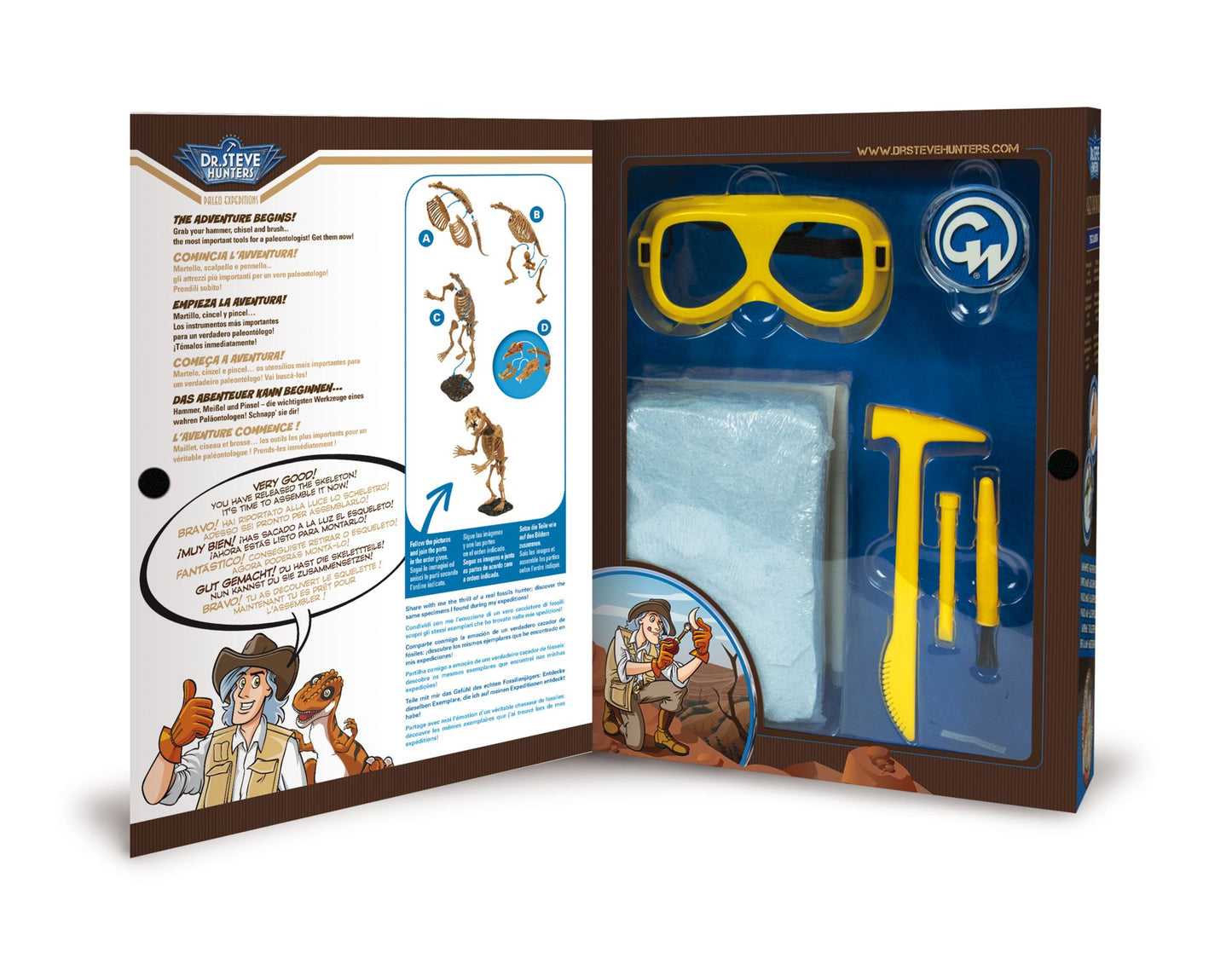 Geoworld Dr. Steve Hunters Paleo Expeditions Dino Excavation Kit - Ursus Spelaeus