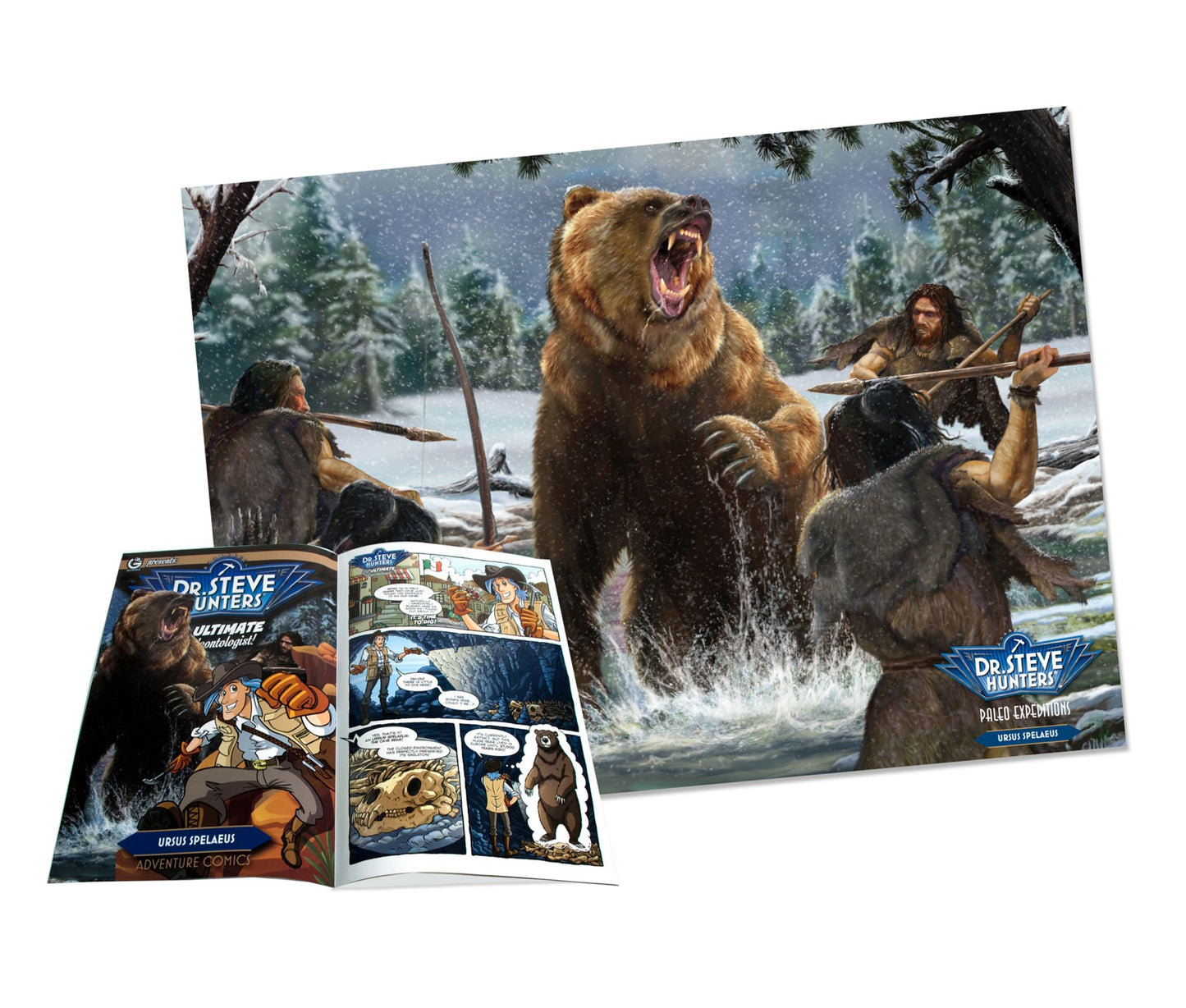 Geoworld Dr. Steve Hunters Paleo Expeditions Dino Excavation Kit - Ursus Spelaeus