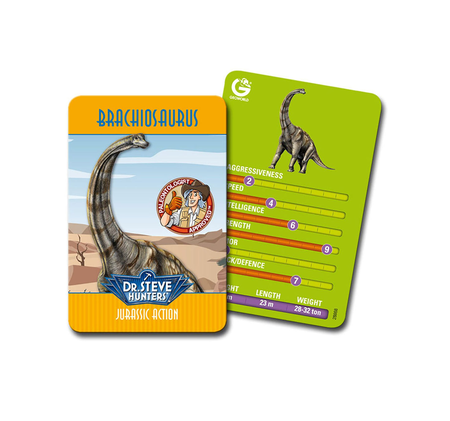 Geoworld Dr. Steve Hunters Medium Jurassic Action Brachiosaurus