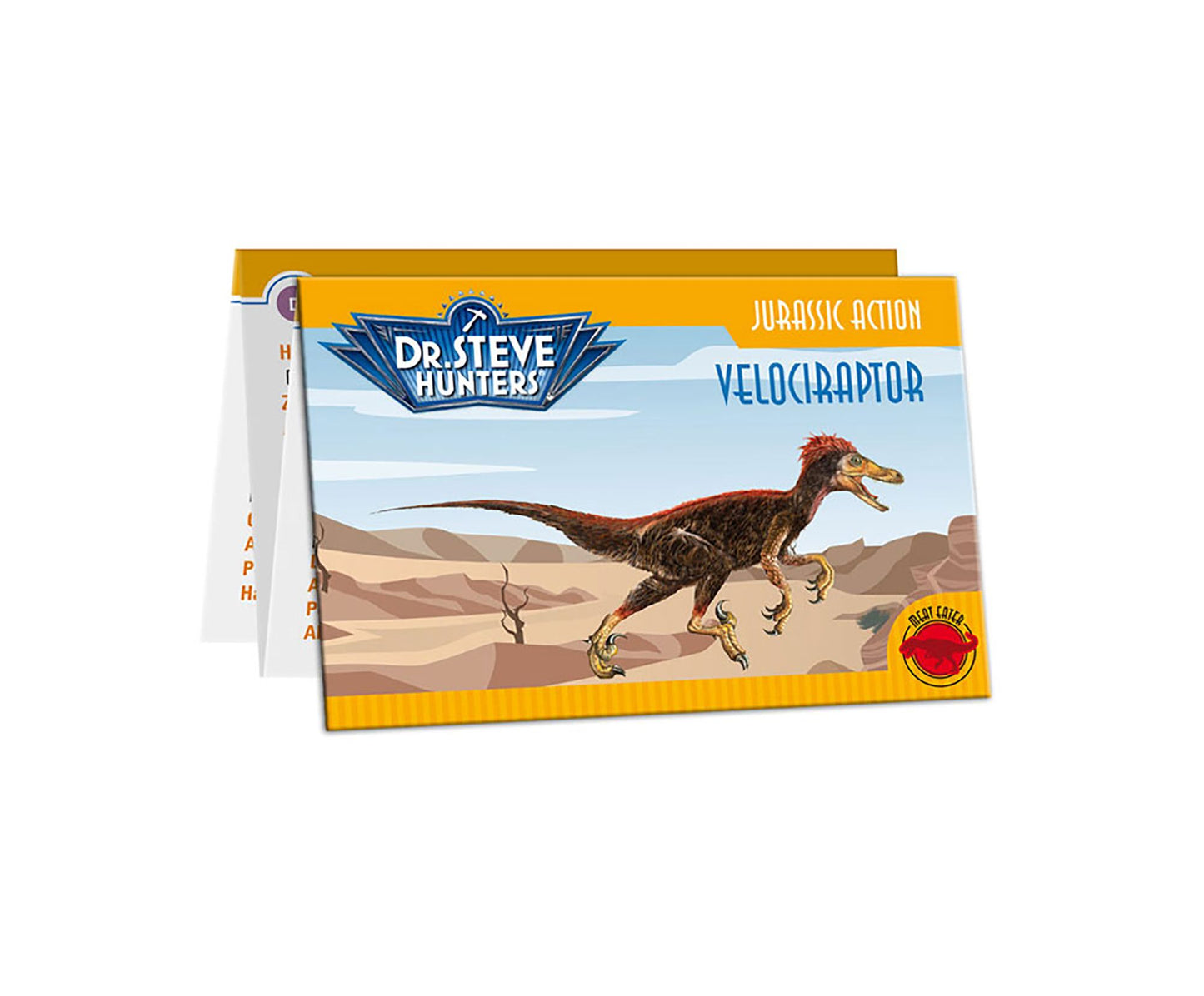 Geoworld Dr. Steve Hunters Medium Jurassic Action Velociraptor