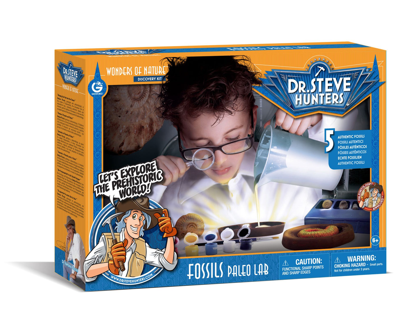Geoworld Dr. Steve Hunters Fossils Paleo Lab