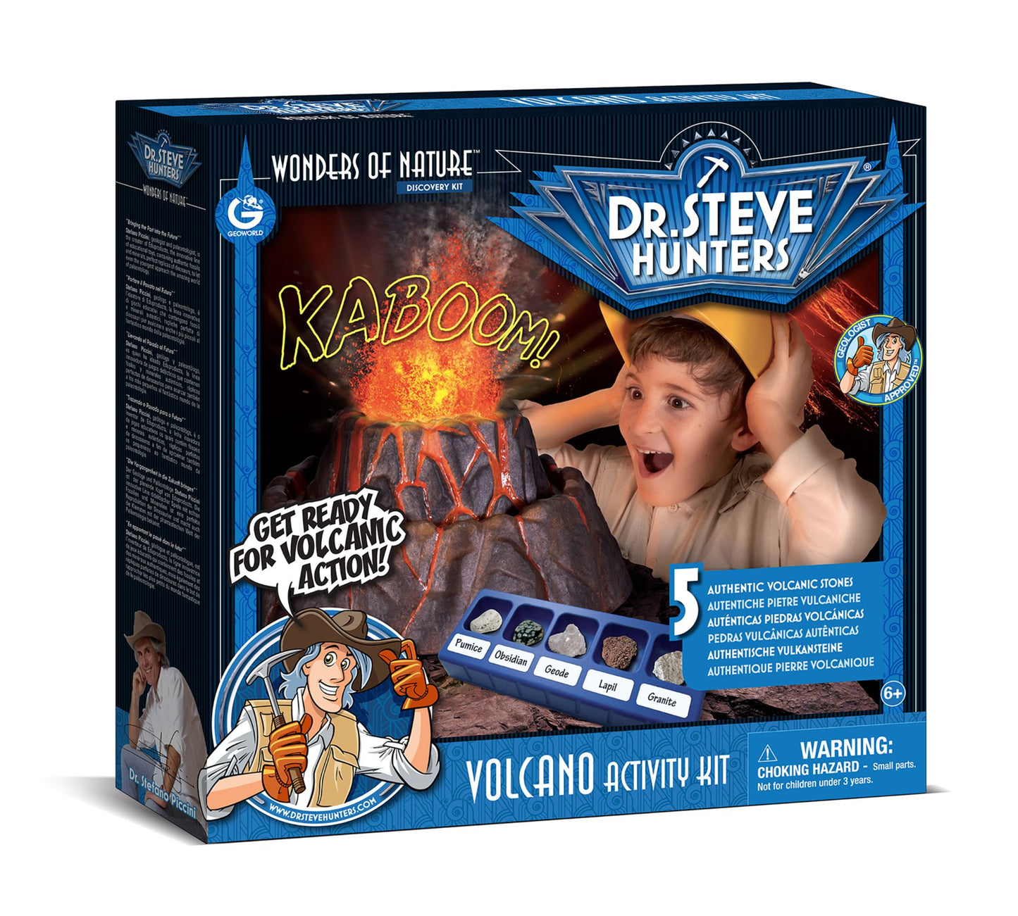 Geoworld Dr. Steve Hunters Volcano Activity Kit