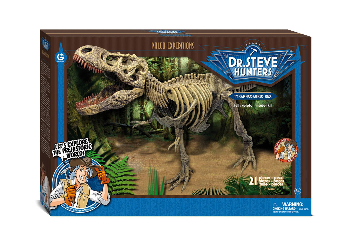 Geoworld Dr. Steve Hunters Paleo Expeditions Kit - T. Rex