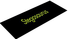 Jurassic Night - Stegosaurus Glow in the Dark