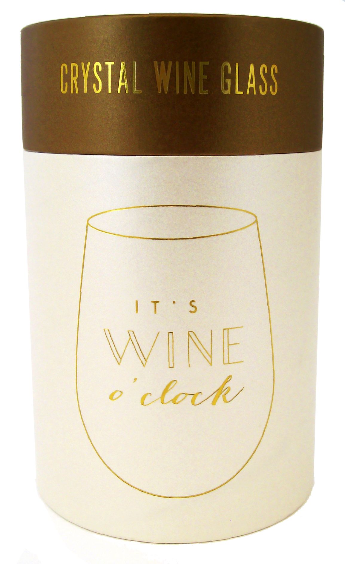 Stemless Wine Glass It's Wine O' Clock