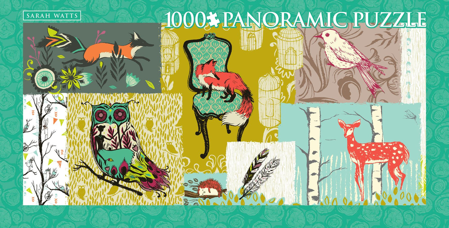 1000 Piece Panoramic - Mystic Forest - Sarah Watts