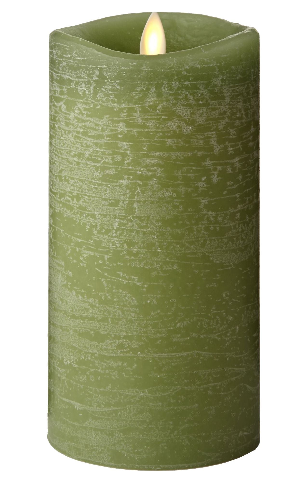 Luminara Flameless Rustic Sage Candle- 7''