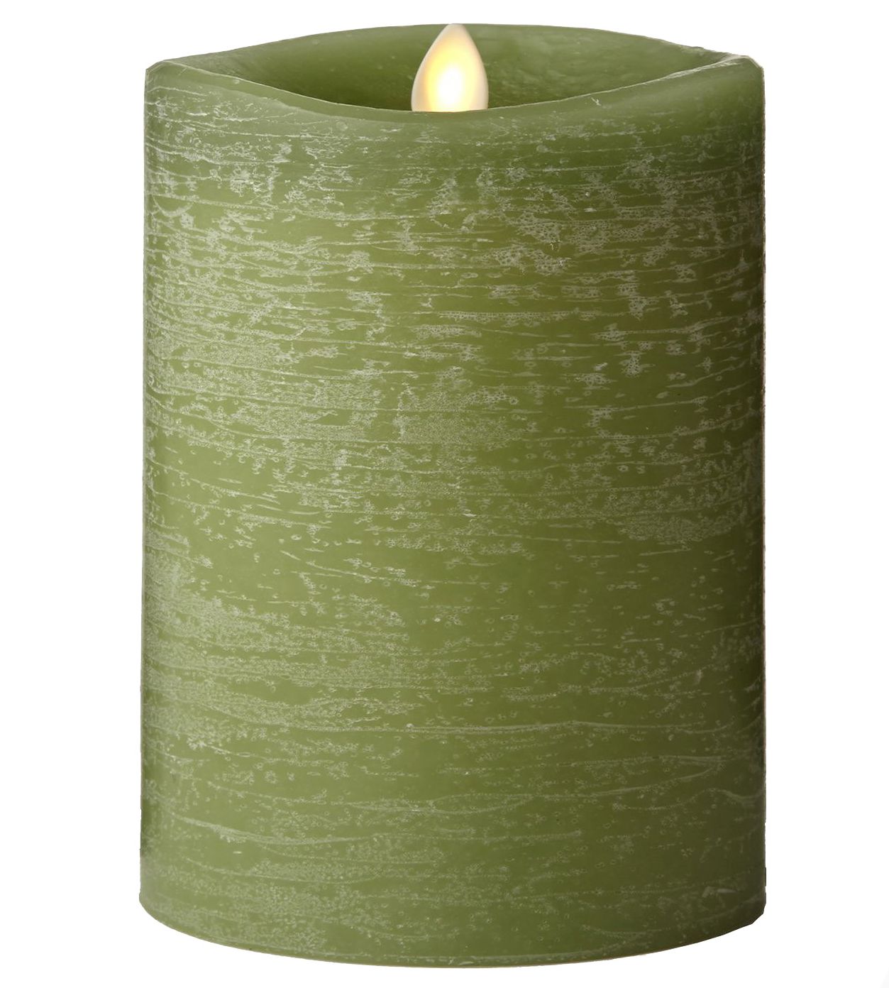 Luminara Flameless Rustic Sage Candle- 5''