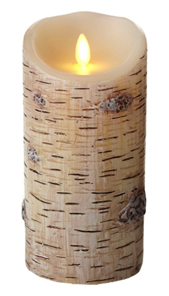 Luminara Flameless Birch Candle- 7''