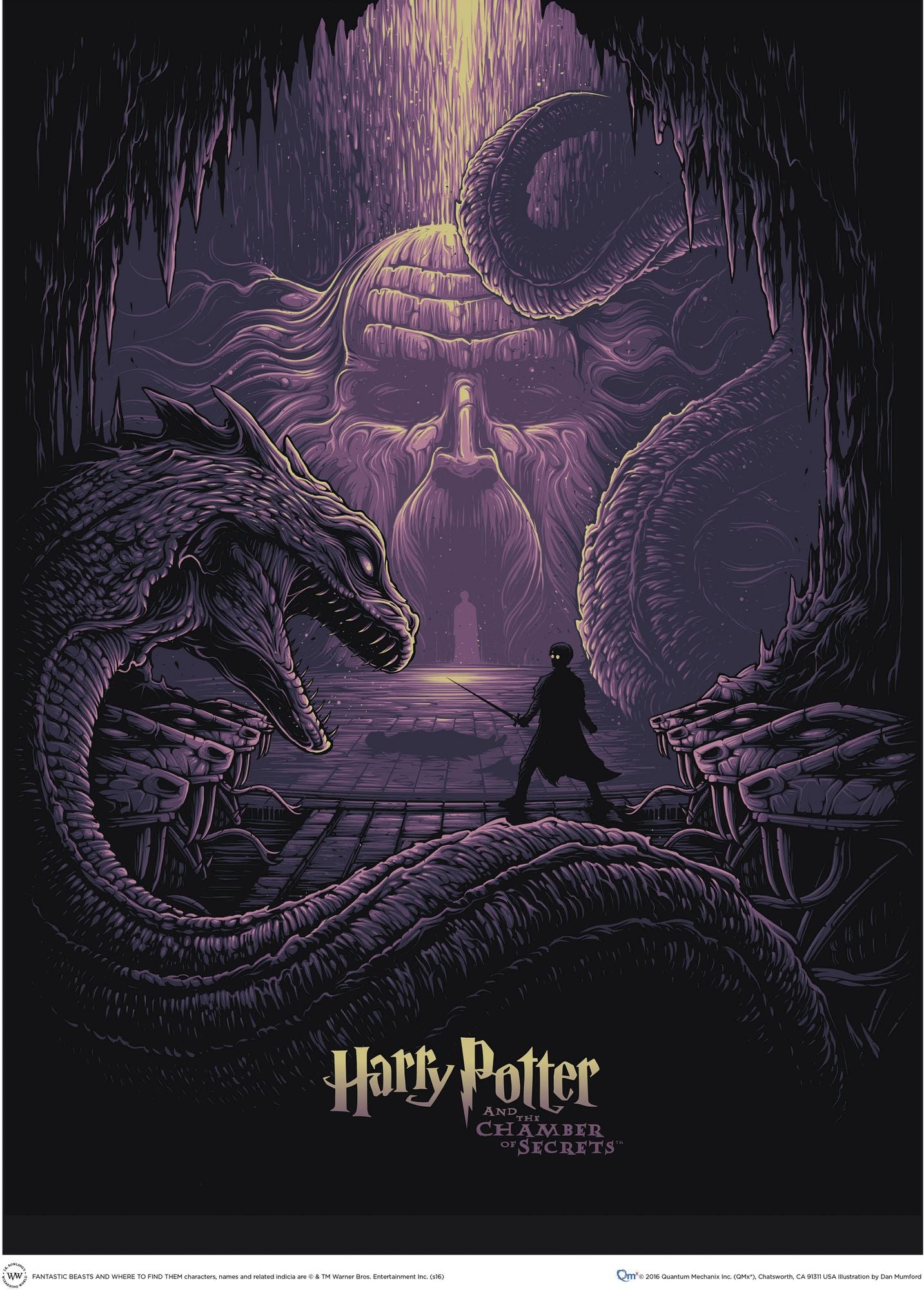 Harry Potter the Eyes of the Basilisk Art Print