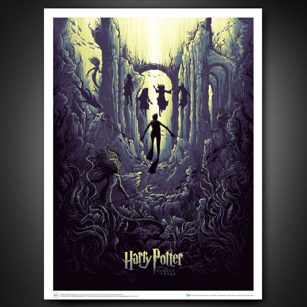 Harry Potter and the Watery Challenge Art Print