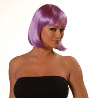 Wicked Wigs 812223010779 Charm Purple Wig