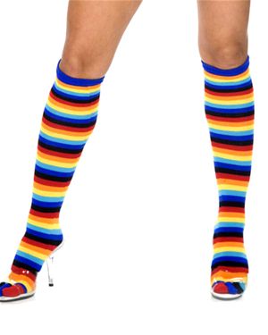 Be Wicked! Costumes BW600 Multi Stripe Knee High Adult