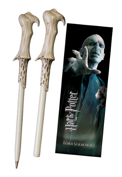 Harry Potter Wand Pen & Bookmark Set - Voldemort