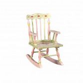 Teamson Kids Children's Girl's Rocker (Pink Crackle Finish)
