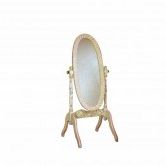 Teamson Kids Children's Girl's Standing Mirror (Pink Crackle Finish)