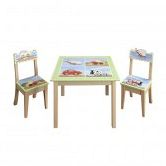 Teamson Kids Table and Chair Set (Transportation)