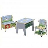 Teamson Kids Children's Table Set (Sunny Safari)