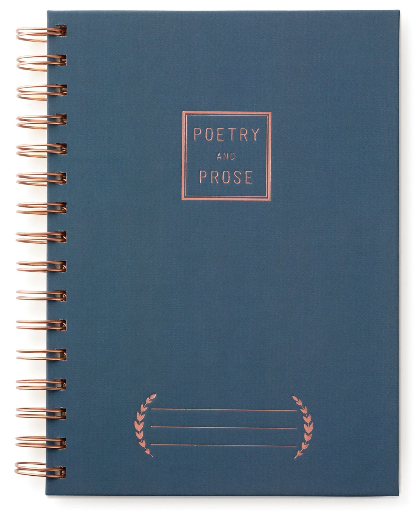 Poetry & Prose Copper Geo Twin Wire Hardcover Journal 6" x 8.25"
