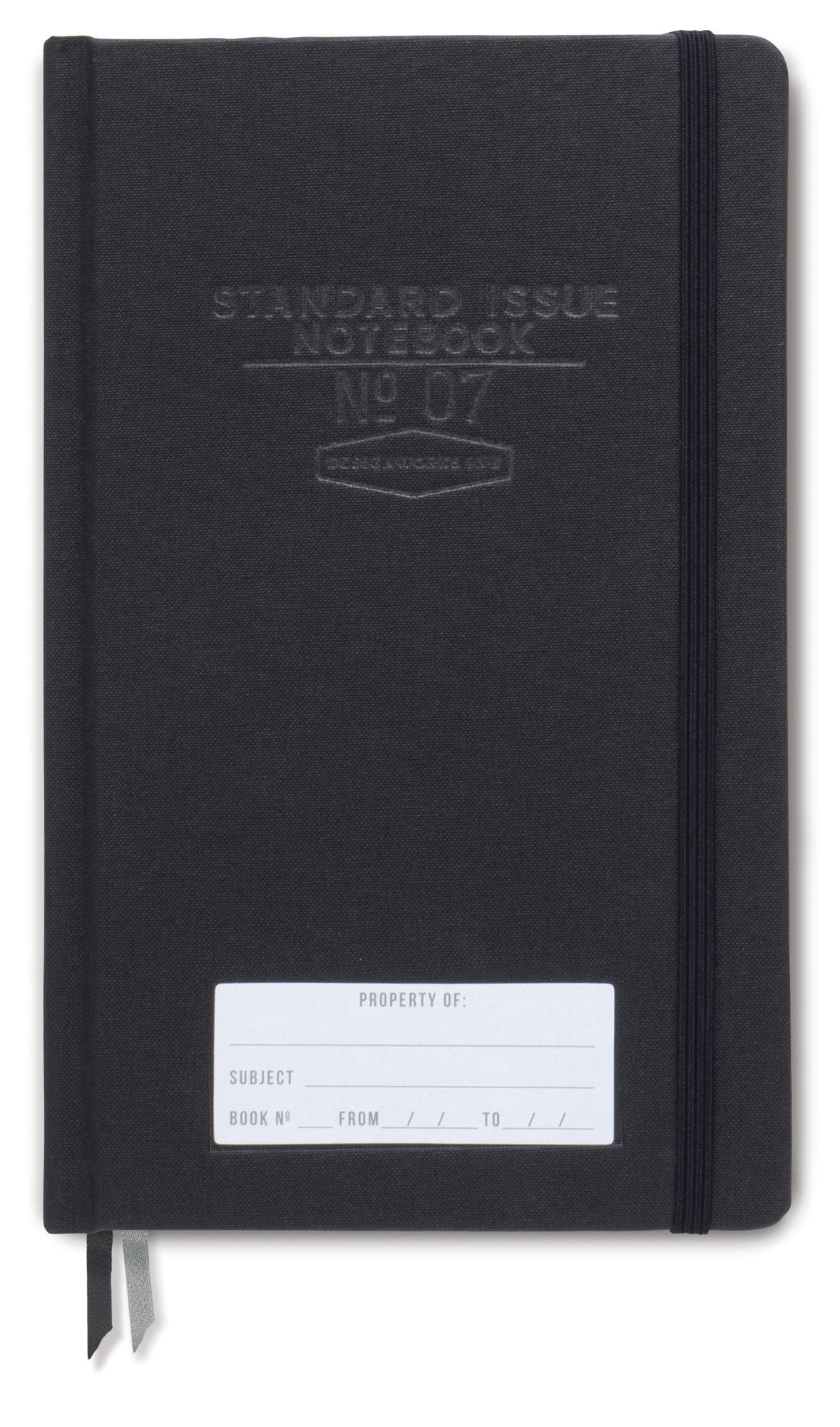 Standard Issue # 7 Black Book Cloth Hardcover Journal 5.125" x 8.25"
