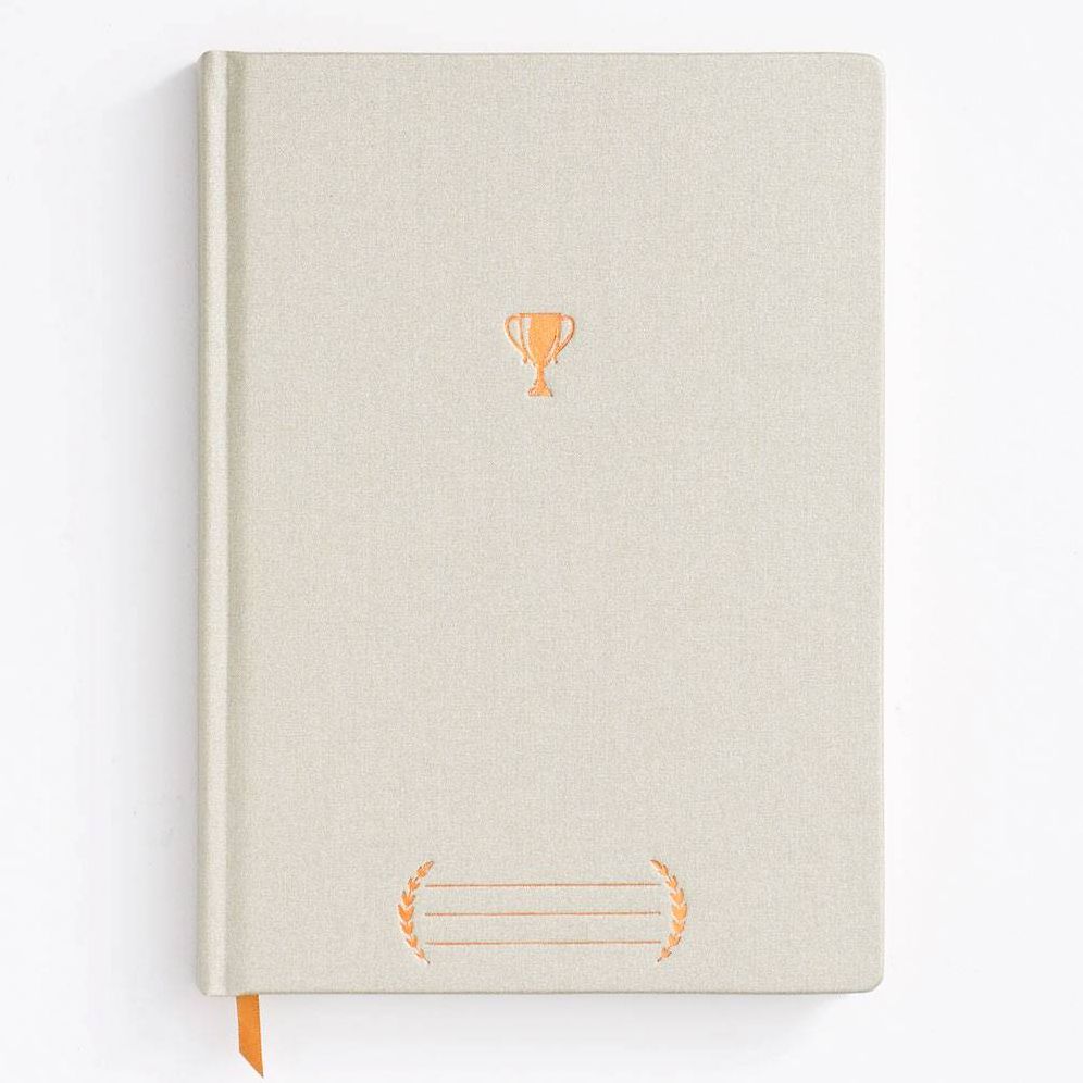Champagne Trophy Cloth Journal