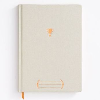 Champagne Trophy Cloth Journal