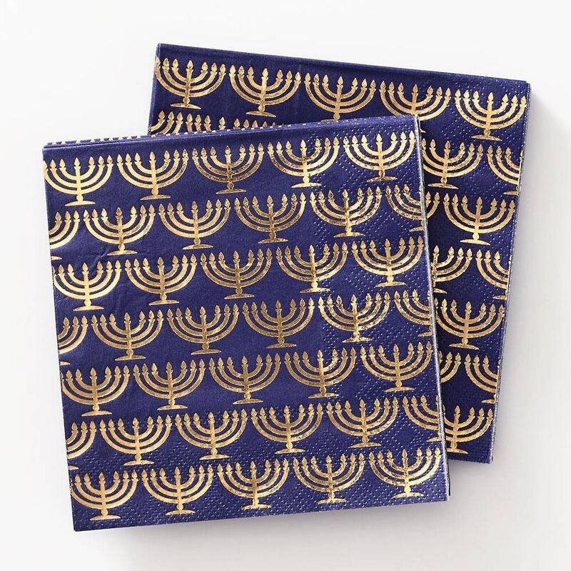 Menorah Cocktail Napkins