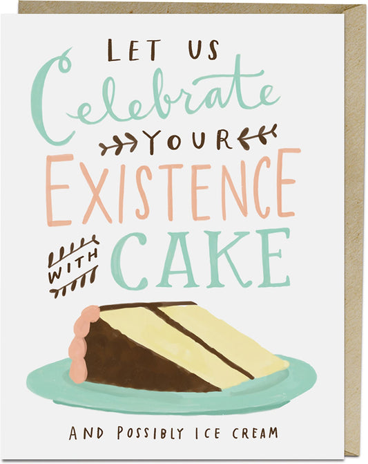 Celebrate With Cake Birthday Card