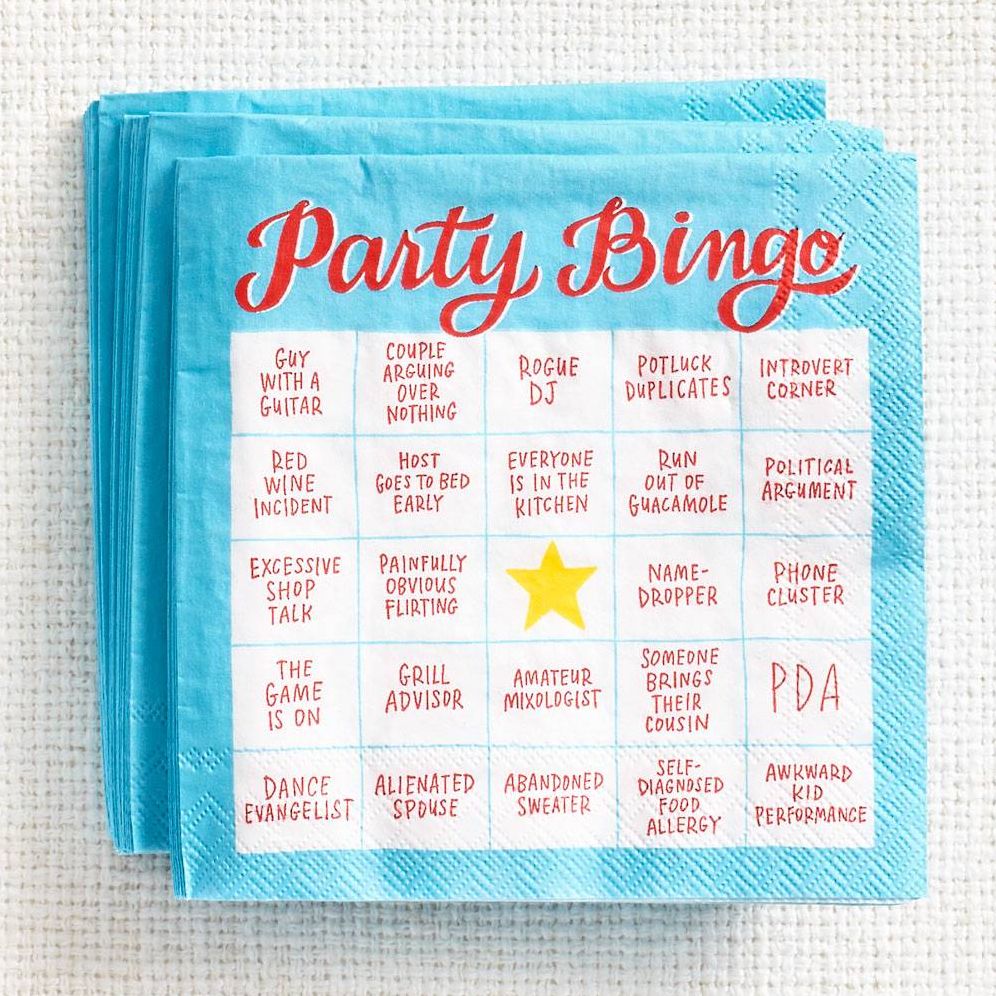 Party Bingo Cocktail Napkins