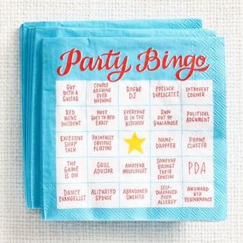 Party Bingo Cocktail Napkins