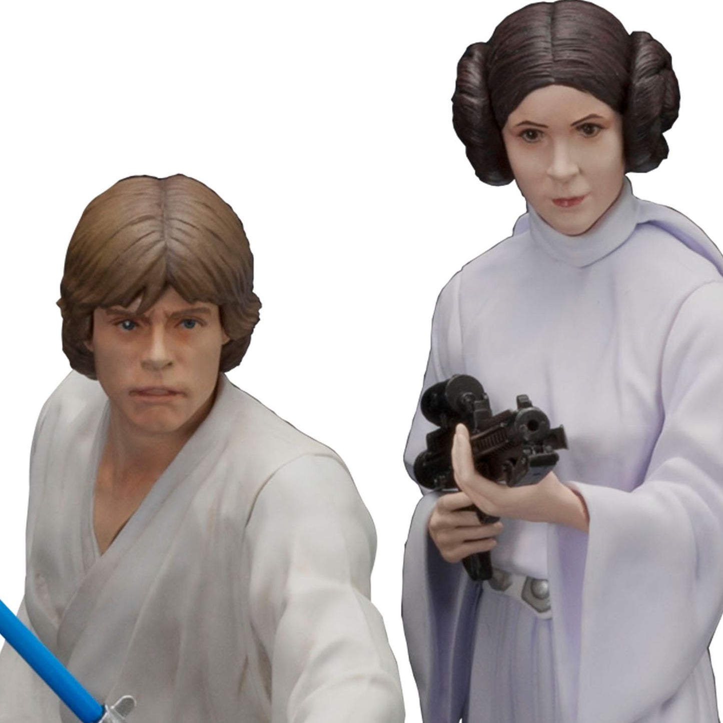 Luke & Leia 2pk ArtFX+ Statues