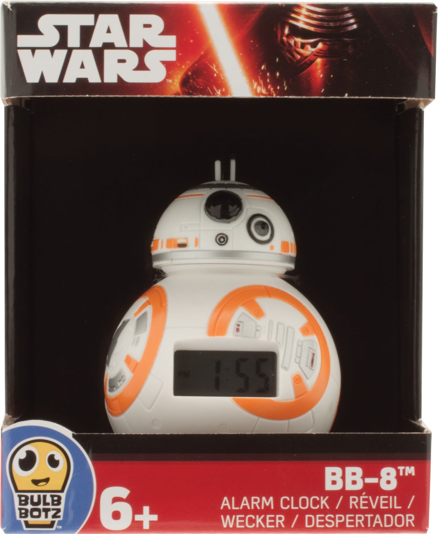 BulbBotz Star Wars BB-8 Clock (3.5 inch)