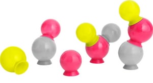 Boon Bubbles Suction Cup Bath Toys - Pink