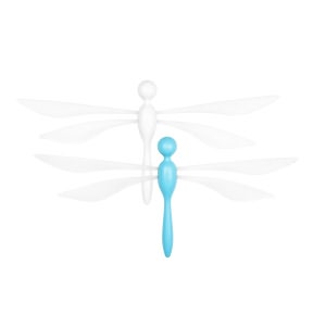 Boon, Inc. Fli Dragonfly Mobile 2pk, Blue Raspberry & Coconut