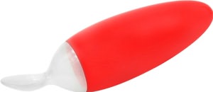 Boon Squirt Baby Food Dispensing Spoon In Cherry