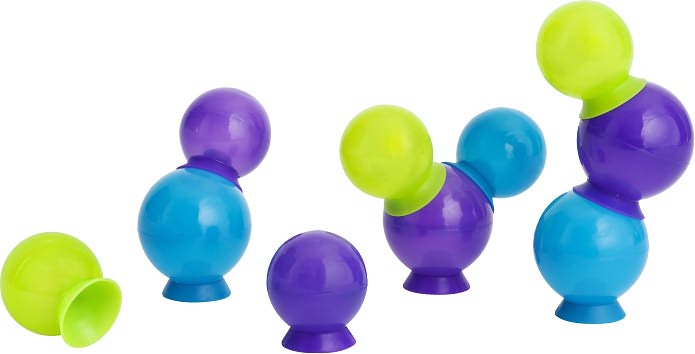 Boon Bubbles Suction Cup Bath Toys - Blue