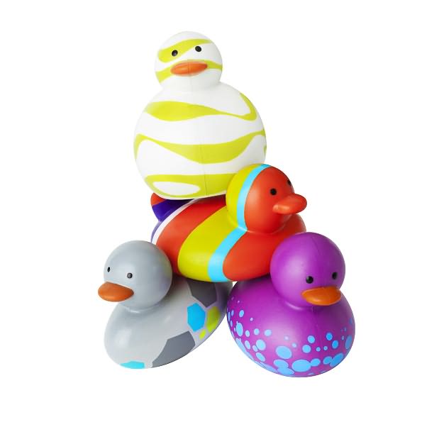 Boon Odd Ducks Rubber Ducky, 4 Pack