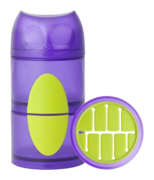 Owl Stack Container Purple/Green