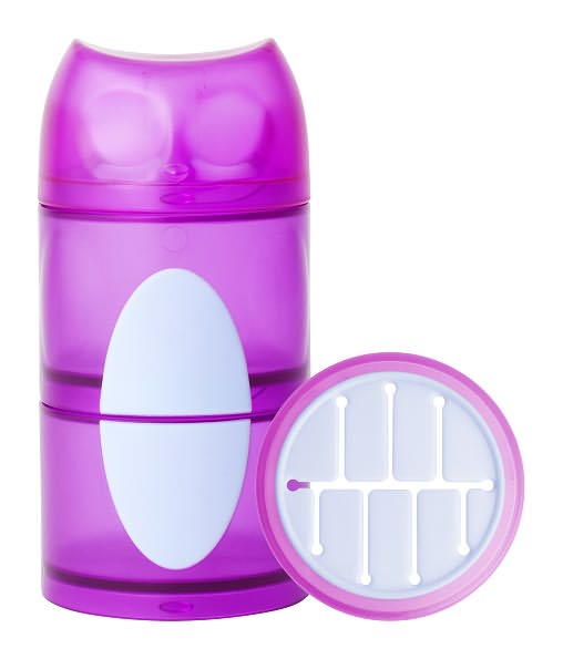 Owl Stack Container Magenta/Lt. Purple
