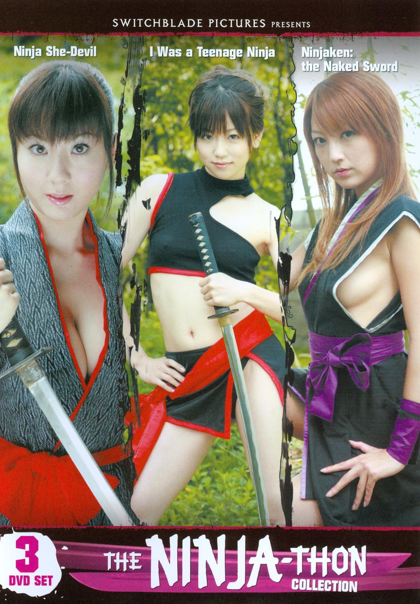 The Ninja She-Devil/I Was a Teenage Ninja/Ninjaken: The Naked Sword [3 Discs]
