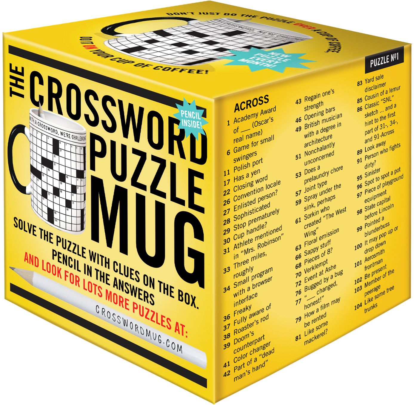 Crossword Puzzle Mug