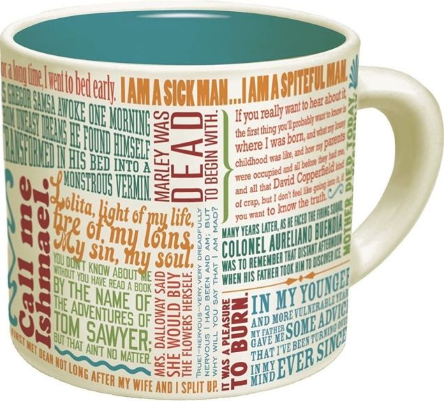 First Lines Literature Mug