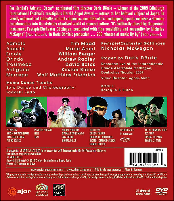 Admeto [Blu-ray]