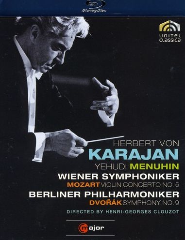 Herbert Von Karajan: Mozart - Violin Concerto No. 5/Dvorak - Symphony No. 9 [Blu-ray]